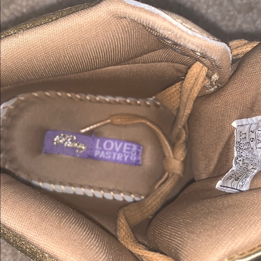 Gold High Tops - Picture 5 of 6